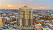 Step into a world of elegance in this rare high-floor corner condo with sweeping panoramic views. Boasting over 1, 300 sq. ft. of beautifully renovated space, it offers breathtaking vistas and high-end finishes.Enjoy 2 private terraces with unobstructed views from east to southwest. Wake to stunning sunrises & unwind with Manhattan skyline sunsets. Overlook Willow Lake for a picturesque daily backdrop.The spacious living room invites relaxation or entertaining, while the chefâ€™s kitchen features LG appliances, custom cabinetry, and granite countertops. The luxurious primary suite includes a walk-in closet and spa-inspired en-suite. A bright 2nd bedroom with 3 windows fits a queen bed, office, or guest room. Custom doors, remote blinds, new flooring, and in-unit washer/dryer add modern convenience.Located near Austin Street, Forest Hills Stadium, E/F subways, buses & LIRR. The Pinnacle offers a pool, spa, gym, game rooms, playroom, and 24/7 concierge in a resort-style setting