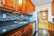 Renovated co-op with high end finishes sundrenched unit with plenty of kitchen counter space.Cozy living room with trending exposed brick.Total time to the subway is 5 minutes.Restaurants , cafes and transportation are very close to the Co-op.Fifth floor walk up.