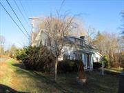 Step back in time and enjoy this sweet home and private property. No hustle and bustle, just relax, close to most roadways for easy commute, & shopping if necessary. Two bedrooms plus a den/office, formal dining room, large screened in porch in rear of home, baseboard heat, radiator in front entry way. Municipal water, septic, oil heat, split deck air conditioning in Liing room, dining room and both bedrooms, new driveway.