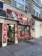 busy Jamaica ave store, right under the J/Z TRAIN Financials: ( monthly averages)electricity: $300water: $300gas heat: $300rent per month: $3, 500Income weekly:$1, 000 rental per chair ( 5 chairs total)+ makeup, and heenna (2, 500 per week)