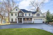 This lovely center hall Colonial sits on a private half acre, with 4 bedrooms and 3.5 bathrooms, featuring a thoughtful layout and timeless appeal. Upon entry, you&rsquo;ll be welcomed by a grand two-story foyer, setting the tone for the rest of the home. The formal living room, with a fireplace, creates an inviting atmosphere, while the beautiful wood floors run throughout the main level. The large, open kitchen and dining area flow seamlessly into the great room, with easy access to the rear grounds. The 9-foot ceilings and custom moldings add a touch of elegance to this home, which makes it perfect for both everyday living and entertaining. The master suite includes a large walk-in closet, and a master bath designed for relaxation, with both a soaking tub and a separate shower for your comfort. Convenience abounds with a second-floor laundry room, natural gas heat and cooking, and a full basement that offers endless potential. The home features simple, yet well-maintained landscaping, and a covered porch ideal for outdoor enjoyment. The 2-car garage provides plenty of storage and parking space. This home combines classic charm with modern amenities, making it a wonderful place to call your own.