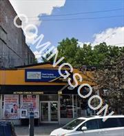 Huge Storefront for rent in downtown Wakefield. Rental is back of first floor + basement -HUGE POTENTIAL. Busy White Plains Rd Right next to Wakefield 241 stop on the MTA 2 Line and close to the Wakefield stop on the Metro North.