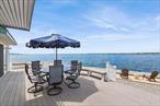 Available 2025: July 1-14 $19, 000; Sept 2-11 @ $7, 500Open Bayfront! Updated beach house offering 3 bedrooms, 3 renovated bathrooms, granite kitchen, central air conditioning, hot tub and deck overlooking the bay! Outstanding water views and sunset! Access to ocean beach!