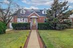 Welcome to this updated 4 Bedroom, 2 Full Bathroom, centrally located All Brick Cape with a Full Partially Finished Basement. The 889 Sq Ft first floor features a Formal Living Room, Kitchen with Stainless Steel Appliances and a door leading to your fenced private yard and Detached Garage, a Dining Room with an Extended Floor to Ceiling Glass Sunroom, 2 Bedrooms and an New Full Bathroom with Hardwood Floors Throughout. The 664 Sq Ft second level features a Large Center Hall Landing with 2 Double Closets & Eve Storage, 2 Large Bedrooms both with Double Closets, 1 with a Sitting Area and Fabulous Eve Storage all with Hardwood Floors Throughout and a Full Bathroom with a Double Sink Vanity. This home also boasts a Full Finished Basement with an Outside Entrance, a family Room with a bar area and 2 finished rooms. Gas Cooking & New Gas Steam Heating System and a Brand New Roof. This Home also comes with Brand New Solar Panels with Financing.