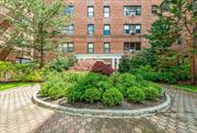 One of the largest 1-bedroom co-op at The Hamilton in Forest Hills.Redefine city living with unmatched blend of space, comfort, and charm. The spacious entry foyer is perfect as a dining area and connect to a large living room with high ceilings and recessed lighting. To the left is an updated kitchen with white ceiling height cabinets, stone countertop and a designated eat in area or office space. The updated windowed full bath is lined with floor to ceiling porcelain tiles. The king size bedroom offers double exposures and double closets. Beautiful oak hardwood floors and plenty of deep closets throughout.The Hamilton is a well maintained, financially sound coop. Residents enjoy the amenities of a part-time doorman, a bike room, a laundry facility, rental storage lockers, and an on-site parking garage with a waitlist. Sublet allowed after 2 years for 4 years max. The coop is also pet friendly at a 20 lbs max at maturity. Nestle in Forest Hills convenient to Yellowstone park with outdoor yoga, a playground and a dog run. Amazing diverse selection of restaurants, supermarkets and shopping on 108th St. A short 2 blocks to the 67th Avenue trains, and just minutes to express buses and shops.