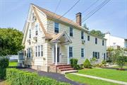 Location; Location; Location. One half of a side-by-side 2-family home close to everything in Hastings. This unit built in 1925 has two floors, 2 off-street parking spots. The first floor opens to a foyer, living room w/fireplace, dining room w/access to enclosed porch, kitchen w/access to basement and back porch and half bath. 3 bedrooms on the second floor with an updated full hall bathroom. Plenty of closet space; with inlaid hardwood floors. Large basement with storage. Laundry in unit. Exterior is freshly landscaped with a level yard and patio area. Photos are staged.