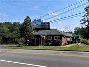 Commercial property next to Interstate 84 Port Jervis for sale. The access to the restaurant is from South Maple Ave on NY side and from River Rd on NJ side. The restaurant is vacant, but the owner still use the lower floor to run a business. The restaurant building sits on NY/NJ boarder - part of the restaurant is on NY side and part of the restaurant and parking lot is on NJ side. The NY side has 0.48 Acre and NJ side has about 1 acre. You can service both NY and NJ residents.