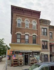 Corner Mixed-Use Building Brick which consists of 2-Store and 3-Family is located in prime block of Sunset Park. This building features 2 stores in the front and rear on the ground floor with separate entrances to the basement, feature for any type of business. Won&rsquo;t Last!