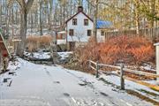 Rare opportunity to own a Vintage Farmhouse in the Hudson Valley. A little tidbit for you history buffs: 588 was the first home on the street and built for the foreman of the cement operation. The 1810 structure is still intact, same floors, same layout. Downstairs is a cozy living room leading to a well equipped country kitchen and dining area. Laundry is nearby for easy living. Relax in front of the cozy fireplace, enjoy a meal prepared in the charming country kitchen and watch nature through a wall of glass. Upstairs you will find a loft area, and two large bedrooms. Recent Updates include new bathroom, new dishwasher and new high efficiency furnace. A home in immaculate condition with beautiful, 200 year old, wide board floors welcomes you. The backyard is completely private, with perennial flowers appearing through the season, like magic. Location is amazing...10 minutes to Kingston, New Paltz with their happening restaurants, shops and galleries. Just minutes to the Wallkill Valley Rail Trail offering endless opportunities for walking and biking. This is a rare opportunity to come home to the country in our competitive market.