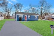 Beautifully Renovated, Spacious 3 Bed, 1 Bath Ranch with Yard Conveniently Located in Bellport! Boasting an Open Concept Kitchen/Living Room, 3 Bedrooms, Newly Updated Bathroom and Private Backyard, There&rsquo;s Plenty of Space to Entertain! Home features stackable WASHER/DRYER and Private Parking! Don&rsquo;t Miss!