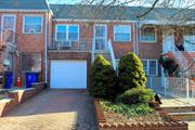 This attached 2-family brick home in East Elmhurst combines comfort and investment potential. The 22x43 property offers two spacious apartments: a first-floor unit with a living room, large eat-in kitchen, bedroom, and a full bath. The spacious second-floor unit comes with a living room, kitchen, a dining room, two bedrooms, and a full bath. The finished basement which is accessible via an interior staircase and a separate rear entrance includes a full bathroom, which is also duplexed with the top floor apartment. Additional features include updated windows, a gas hot water heater and boiler (both replaced in 2018), a private driveway, garage, and a fenced-in yard. Conveniently located near shopping, dining, places of worship, public transportation, and just minutes from NYC, LaGuardia Airport, and all major highways. The property is to be vacant on title, making it move-in ready or ideal for generating rental income.