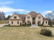 Beautiful colonial on a hill with magnificent mountain sunset views in the heart of Dutchess County.3, 500+sq ft homedesigned to be bright and full of light.High ceilings throughout in the Foyer, Living room, Den, Dining room. Great room with 17 ceilings and palladium windows.Chef&rsquo;s kitchen with a huge center Island, cherry cabinets, granite countertops & 6 top burners.First floor master bedroom suite with full bath.Separate powder room. 2nd floor game room w/kitchen facility. Three bedrooms 2 full baths.Full walkout unfinished basement. Lots of space for hobbies. Has two sinks. Work Area.There is AIR PURIFICATION SYSTEM /FILTERATION, GENERAC , HOME WARRANTY TOO.