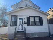 This Colonial house has three Bedrooms, two bathrooms, a living, dining, and a kitchen on its 2nd floor.