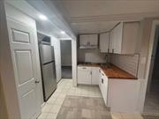 Newly renovated 2 bed 1 bath with washer dryer.Backyard access and ample street parking. Close to LIRR, grocery and other facilities. 2 bed 1 bathWasher dryer included Private backyard accessStreet parking Kitchen Fridge Utilities extra Pets allowed (max 2) extra security deposit required with per month extra fee