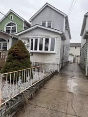 Legal 2 FAM Detached House with shared driveway, first floor 2 Bedrooms living Room, Kitchen and full Bathroom. Second Floor 1 Bedroom, Living Room, Kitchen, Full Bath, Basement is full. House will be delivered vacant. Close to Public Transport