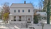 Charming Antique Colonial with Rocking Chair front porch, built in 1806 with southern exposure and wide plank chestnut floors. Located on fabled Guard Hill Road on the grounds of historic Hockley Homestead within easy walking distance to Bedford Village, offering shopping, dining & school. Walk to Guard Hill Preserve and BRLA trails.  Fully renovated & furnished,  move-in condition & turnkey convenience. Tenant responsible for utilities . * Available Feb 1st for one year.* No smoking.