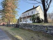 Charming Antique Colonial with Rocking Chair front porch, built in 1806 with southern exposure and wide plank chestnut floors. Located on fabled Guard Hill Road on the grounds of historic Hockley Homestead within easy walking distance to Bedford Village, offering shopping, dining & school. Walk to Guard Hill Preserve and BRLA trails.  Fully renovated & furnished,  move-in condition & turnkey convenience. Tenant responsible for utilities . * Available Feb 1st for one year.* No smoking.