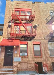 Bay Ridge All-Brick 6-family asset. Fully tenanted, the owner-occupied 2-bedroom will be delivered vacant. Upside potential offers the opportunity for growing returns; all current 2-year leases are set to expire on 9/30/25. The building is 20&rsquo; x 90&rsquo; on a 114 ft lot zoned R7B. Well-maintained, with 5, 400 interior sq. ft. located in prime Northern Bay Ridge near shopping, dining, and multiple transportation options. Current RR is $123, 421/yr, with total expenses of $38, 584 (current CAP 6.3). The projected income upon new lease signing is $145, 729, bringing CAP to 8%. There are 11 total bedrooms and 6 baths. Buyers are responsible for due diligence; apartments are rent-stabilized. Shown by appointment.