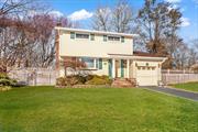 This handsome two-story home has a full basement and attached one car garage with vaulted ceiling for plenty of storage. The fenced in back yard features privacy with mature plantings. There is a large, new wood deck attached to the back of the home overlooking the yard. The side yard features a large patio with brick and stone pavers for an additional dining and entertaining space. The front of the house has classical details including a covered front stoop with fanned brick steps plus beautiful landscaping for charming curb appeal. The driveway easily fits 2 cars. Inside the roomy and welcoming home has an open floor plan on the first floor with excellent hard wood floors. The dining room opens to the deck with Anderson sliding glass doors. The kitchen and den have tiled floors. There is a powder room on the first floor and indoor access directly to the garage The second floor features 3 bedrooms and a full bath. The basement is finished to be comfortable and versatile for living, play, work or a home gym; it also has a closeted laundry alcove and utility room.  This gem won&rsquo;t last long, buy now and enjoy a glorious summer in Brentwood.