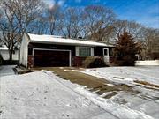 Spacious Gardiner Manor Ranch with 2 Car Garage, Full Basement, Hardwood Floors on an oversized corner lot. Dated but well maintained Estate Sale.