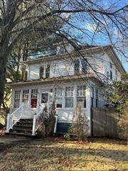 This home needs FULL renovation, Interior and Exterior. Sold AS IS. Colonial home in Westbury featuring four bedrooms and two baths. The first floor consists of a Foyer, Living room, Dining Room, Full kitchen with pantry, OSE to the back and access to a full finished basement. The Second floor consists of 4 bedrooms, a full bathroom and access to a fully finished attic. Close to all amenities.