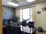 Location, location, Location. This is a great opportunity to buy a construction office in the heart of Rego Park, established in 2012. A low monthly rent, long-term lease, and steady clientele are available.The office has 5 rooms, a custom kitchen, and a big waiting area.Close to transportation and shopping mall.For more information or to schedule a viewing,  please contact agent.