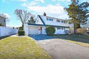 Spacious Exp Cape,  4BRS,  2BTH, One Bth is Handicap accessable, Garage,  Desirable Hicksville , Minutes to LIRR Updated Oil Burner and Oil Tank Above ground. Make It Your Own!