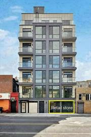 Discover an incredible opportunity to own brand new premium retail space in the heart of Long Island city. This 1024 sqft retail unit offers an idea location for a variety of business, from boutiques and cafes to professional services. This unit is highly desirable, with the building boasting an exceptionally low vacancy rate, low tax and low common charge. Large storefront windows for maximum exposure, 10 feet high ceiling creating a spacious and inviting atmosphere. Station Court square of E, M line are at the front doorstep. Convenient access to public transportation and major highways, Surrounded by established business, residential buildings and office spaces.This is Rare chance to secure a prime retail location in a rapidly growing area. Whether you are an investor looking for a high-yield asset or a business owner seeking the perfect storefront, this property is a must-see!