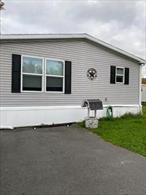 Great starter home!Inground pool, snow, sewage and garbage removal and security! No taxes and a dog and ballpark; laundry and community room all included in your lot rent. Have I got your attention yet? Located within the finely maintained Kinnebrook community. This 2018 Champion style Manufactured home has only been occupied by its original owner. Featuring 3bed , 2bath and measured at a commodious 28x56ft, 1, 568 sq ft. The Primary ensuite is especially lovely. The entire home including bedrooms have got fantastic closet and storage space. Laid in modern soft wood style vinyl flooring that extends onto the gorgeous and unique entertainment /shelving system that includes L.E.D lighting. Both kitchen and dining room are beautiful and inviting. The kitchen offers plenty of cabinet space and the best part is the sweetest kitchen island with ample storage! It&rsquo;s a baker&rsquo;s dream. The Primary ensuite just screams modern and luxurious. Including modern appliances, central air, patio, and a lovely storage shed. Both the lot and home have been well maintained. Welcome home and let&rsquo;s get you moved right in. Furniture can be negotiated. Are you employed or do you frequently enjoy Resorts World Catskills? The Kartrite Indoor Water Park and Hotel or Our beloved Bethel Woods Center for the Arts? Renting and commuting will be history. This one will not disappoint. Schedule your showing today!