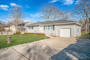 Welcome to this beautifully renovated 3-bedroom, 1-bath ranch, set on a spacious 1/2-acre property with park-like grounds. This light and bright home features an updated kitchen with sleek stainless steel appliances, elegant quartz countertops, and stylish cabinetry. Enjoy the comfort of brand-new flooring throughout, complemented by recessed lighting and crown moldings that add a touch of sophistication. The open and airy layout enhances the home&rsquo;s inviting atmosphere, making it perfect for both relaxation and entertaining. Complete with a 1-car garage and ample outdoor space, this move-in-ready gem offers the perfect blend of modern updates and serene surroundings. Donâ€™t miss this incredible opportunity!