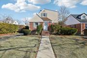 Presenting this Beautifully Maintained Brick A-Line Cape with 1/2 Dormer. Enjoy Entertaining in the Formal Dining Room, Updated Eat in Kitchen and Large Living Room, including Full Bathroom. Upstairs this Charming Cape Boasts Three Bedrooms and Updated Full Bath. Full Basement Houses Utilities and Laundry. Outside Features Detached One Car Garage. Located on a Quiet Tree Lined Street in the Heart of New Hyde Park, New Hyde Park-Garden City Park School District. Close to Major Stores, Transportation and Parks.