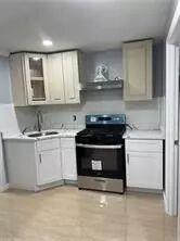 This is a cozy 1 bedroom apt in a quiet neighborhood close to highway, public transportation and parks. Landlord is asking for a minimum credit score of 680 and income must be 40X the rent. Utilities are included in the rent. Due at lease signing are 1 month rent, 1 month security deposit and 1 month brokers fee.