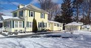 This charming 1935 Sears & Roebuck home is nestled on a spacious 0.29-acre lot in the heart of Rhinebeck Village, blends classic character with modern flexibility. As a legal two-family property, it offers great potential for rental income, a private in-law suite, or extra space for your familyâ€™s needs.The main house features warm oak hardwood floors throughout, enhancing the inviting living room, dining room, and bright kitchen. A sunroom off the living area provides a serene spot to enjoy natural light all year long. Upstairs, the expanded primary bedroom (originally two rooms) offers ample space, complemented by a second bedroom and a full bathroom.At the rear of the house, a private one-bedroom apartment with its own entrance offers two spacious rooms, two full bathrooms, and the same oak hardwood floors throughoutâ€”perfect for guests, tenants, or extended family.The home is equipped with mini-split systems for cooling and oil-fired hot water heating for year-round comfort. A hardwired generator ensures power during outages, providing peace of mind. Outside, a private deck, two-car garage, and tool shed provide plenty of storage.Located just a short stroll from Rhinebeckâ€™s shops, restaurants, and historic charm, this property offers the best of village living. Donâ€™t miss this rare chance to own a piece of Rhinebeck history with endless possibilities!