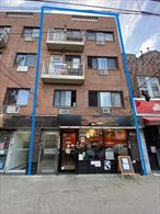 It is a Legal 4-family plus a storefront in Elmhurst&rsquo;s heart! It consists of two 3-bedroom apartments with 2 baths each on the 2nd and 3rd floors, one 2-bedroom apartment in the front of the 4th floor, and one duplex 1-bedroom apartment in the rear of the 4th and 5th Floors. There are two parking spaces in the rear. Each unit has its utility meters. It is situated in a very convenient location close to buses, trains, supermarkets, restaurants, laundromats, etc. Excellent Investment!