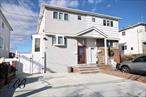 One of Bergen Beach&rsquo;s finest properties awaits it NEW owner. Feast your eyes on this lovely semi-detached single family home. This beauty features a 3 bedroom duplex with first floor offering a renovated kitchen that has stainless steel appliances, granite counters , new cabinets plus 2 pantry&rsquo;s and with a center kitchen granite top island , that flows into the open concept dining & living room with a 1/2 bath for guest and convenience on this level. The top floor has primary bedroom with a custom wall closet , 2 other nice size bedrooms , fully tiled bathroom with double sinks and hardwood floors throughout . This basement level has a open space family room all tiled with laundry room, 3/4 tiled bathroom. There&rsquo;s a sliding door to private yard new PVC fencing around the entire property with a NEW inground salt water pool 16 x 11 in addition 2 sheds for more storage plus all new concrete in the back yard and front of house , there is a new brick dividing wall. This entire home is energy efficient with a paid off solar panel system, motion sensor sinks, split unit ductless A/C and HEAT system. PLUS NEW electric and LED lighting that has hi-hats throughout the house. Private parking for 2-3 cars and just a real GEM that won&rsquo;t LAST long...