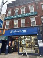 Prime center block location on a cross walk on high traffic block off 30th avenue. Best retail block on Steinway Street accross from ATT mobile company store many large national retailers in area. Walking distance to subway N, W, M, R lines MTA buses. Rare investment property of this type now available. 3 story all brick building updated. Three story building consisting of two 2-bedroom apartments with 2 bathroom each. two professional offices on second floor and large first floor storefront being used as a furniture store. Full high ceiling basement with updated electrical service. Prperty has video intercom system. Close to all grand central parkway and Brooklyn Queens Expressway LaGuardia airport. Zoned R5. all short term lease with huge upside potentialAll lease short term with lots of upside potential