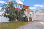 This expansive two-family home in Howard Beach offers a private backyard oasis, providing the perfect blend of space, comfort, and versatility. Situated on an oversized lot, this property boasts ample outdoor space rarely found in the area, ideal for entertaining, gardening, or simply unwinding in total privacy. With six bedrooms and five bathrooms, this home is perfect for multi-generational living or generating rental income. Inside, bright sun-filled interiors with gleaming hardwood floors create a warm and inviting atmosphere. Both units feature a spacious primary bedroom with a private en-suite bath, ensuring comfort and convenience for residents. The main unit includes a modern kitchen equipped with stainless steel appliancesâ€”perfect for everyday living and entertaining. The fully finished basement with a separate entrance offers additional living space, making it ideal for guests, extended family, or a home office. Additional interior features include a brand-new furnace heating system, water heater, thermal insulated windows, and a camera video surveillance system for added security and energy efficiency.The second-floor rental unit is expansive and well-designed, featuring three bedrooms, two bathrooms, and an open, airy layout that provides plenty of natural light and space for comfortable living. The first-floor unit mirrors the same level of comfort, offering three bedrooms, two bathrooms, an eat-in kitchen, a dining room, and a living room. This thoughtfully designed layout ensures ample space for both relaxation and functionality.Outside you will find your private retreat, where three separate outdoor spaces allow for a variety of uses, from quiet relaxation to large gatherings. A heated in-ground saltwater pool with a stunning custom stone waterfall sets the stage for ultimate enjoyment. The backyard also features an outdoor shower, a gazebo, a pergola, and a 6-foot PVC fence for privacy. A spacious two-car garage with additional storage completes the outdoor amenities.Located in a prime neighborhood, youâ€™re just minutes from JFK Airport, Resorts World, Rockaway Beach, Charles Park, and a variety of shops, restaurants, schools, and public transportation.This one-of-a-kind property offers endless possibilitiesâ€”whether you&rsquo;re looking for a spacious forever home or an investment opportunity.