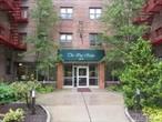 Very Sunny Bright two - bedroom Co-op Unit. Very large living room with recess ceiling light beautifully done. Renovated, modern white kitchen. There is a lot of closets. Oak floors must be 80% carpet. Low Maintenance includes gas, electric, heat, water, taxes. There is a separate fee monthly for A/C, $25.00 for large living room and $15.00 for each bedroom. There is a flip tax. Lovely grounds. Near to busses, trains E & F. Close to Long Island Railroad. Walk to stores, shops and restaurants. Must see. Move in condition. There is a Capital Assessment for 5 years of $114.00 a month and a Special Assessment for 8 months for $155.00