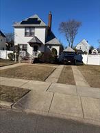 Welcome to this lovely colonial features 4 BRs, 3 full Bath with large lot 5, 000 sq ft. Very long Driveway fit 4 cars plus detached car garage, new roof with solar panels, new front and back steps, Spacious living room with fireplace, new gas boiler, Central AC and in ground sprinkler in front yard. All info must be verified by buyer/agent.