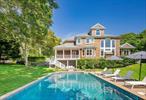 Discover Your Southampton Oasis: Stylish Rental Living AwaitsWelcome to this stunning Southampton residence, where modern elegance meets classic Hamptons charm. This exceptional rental boasts approximately 6, 400 sq ft of thoughtfully designed living space on a serene 1.10+/- acre lot, offering both privacy and sophistication. The updated kitchen seamlessly blends with the chic Hamptons-style decor, making it perfect for culinary enthusiasts. The open floor plan invites abundant natural light, with a spacious great room showcasing 22-foot ceilings, a cozy fireplace, and a captivating wall of windows that offers picturesque views of the surrounding landscape. Retreat to the luxurious primary suite on the main floor, complete with spa-like amenities, or enjoy one of the three generously sized bedrooms upstairs, each featuring its own en-suite bathroom and ample closets for storage. A second floor landing is ideal for lounging or functions as an in home office. The thoughtful layout includes two convenient half-baths, a dedicated laundry room, and a mudroom. Ideal for entertaining, the dining area flows effortlessly to a covered porch, perfect for alfresco dining and relaxation. A versatile den/media room is perfect for relaxing and watching television. Step outside to your personal oasis, featuring a stunning 40&rsquo;x20&rsquo; pool surrounded by lush, mature landscaping-creating a tranquil environment for leisure and enjoyment. Located amidst 7.4+/- acres of conservation land, this rental offers unparalleled access to Southampton&rsquo;s finest beaches, parks, restaurants, and golf clubs, all while providing a peaceful retreat away from the hustle and bustle. Embrace the unique charm and history of this property, which overlooks the historic estate of artist William Merritt Chase. This exquisite rental harmonizes luxury, comfort, and style in one of the most desirable locations in the Hamptons. Don&rsquo;t miss your chance to experience this Southampton gem! Rental Registration # RA240922 Memorial Day thru Ld $145, 000- Other rates and dates available on request.