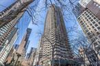 Located in the prestigious 100 United Nations Plaza, this expansive south-facing one-bedroom, one-bathroom residence offers breathtaking East River and skyline views, including the Chrysler Building and the iconic Pepsi-Cola sign. Unit 17C features oversized windows, 9-foot ceilings, and two private balconies, flooding the space with natural light. The open living and dining area is perfect for entertaining, while the sleek kitchen boasts white cabinetry and stainless steel appliances, including a full-size dishwasher. The generous bedroom includes a wall of custom closets and its own private balcony. A marble bathroom with a Jacuzzi tub, parquet wood floors, and central heating and A/C complete the home.Building Amenities:Residents enjoy 24-hour doorman, concierge, and valet services, a fitness center, landscaped garden, residents&rsquo; lounge, and central laundry room. On-site management and an attended parking garage add to the convenience. Perfectly situated at East 48th Street and First Avenue, this premier condominium offers the best of Midtown East with fine dining, shopping, and easy access to transportation.