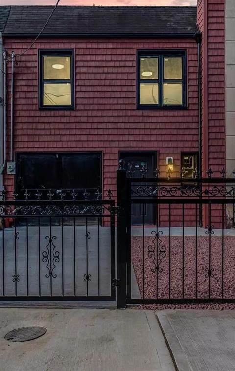 Front of Structure