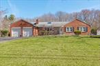 Tour This Charming Brick-Style Ranch Home On .94 Of An Acre! It Also Offers a Separate, Buildable Lot That Is Zoned As A Residential Home As Per the Town Of Islip! This Home Features 4 Spacious Bedrooms, 2 Well-Maintained Full Bathrooms, A 5-Year-Old Roof, Newly Updated Central Air Conditioning, An Upgraded Electric Panel, High Ceilings With Skylights, A New Sprinkler System, A 1-Car Garage, And A Large Shed. Nestled Beside A Pond, In Front Of A Stream And Bird Sanctuary, This Property Offers A Serene Setting. Can Be Enjoyed As One Home Or Divided Into Two Parcels, With A Buildable Home On The Other.
