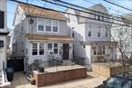 This fully renovated two-family home offers modern updates and a versatile layout. The first-floor unit features a primary bedroom, full bath, kitchen, living room, and dining area. It also includes a walk-out fully finished basement with an additional bedroom, full bath, and laundry area, providing extra space for extended family or guests. The second-floor unit offers two bedrooms, one of which is smaller and can be used as a home office or yoga space, along with a full bath, kitchen, living room, and dining area. Conveniently located near public transportation, schools, parks, and shops, this home is an excellent opportunity for comfortable multi-family living or investment. Delivered Vacant.