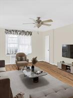 Beautifully maintained, upper corner unit in Baydale Gardens. This apartment features 2 large bedrooms, a spacious living/dining area, a galley style kitchen, hardwood floors and a fully tiled bathroom. There is plenty of closet space and the unit is located close to shops, schools and public transportation such as LIRR, Queens and Nassau bus lines and express bus to Manhattan. It needs updating but you can make it your own with minimal renovations. Cats are ok and maintenance of $1174 includes heat and hot water. Electric and cooking gas extra (approx $50-80/mth depending on the season). No flip tax.