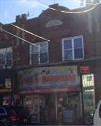 Prime investment opportunity at 102-08 37 Ave Corona, located in a versatile R6B, R5, C1-4 zoning district that supports a range of commercial and mixed-use options. walk to the 7 train, this property also benefits from proximity to local supermarkets, restaurants, and Deli Stores, making it convenient for tenants and customers alike. Spanning 3230 sq ft, the building features a versatile commercial storefront on the ground floor,  The second floor offers 2 well-maintained apartments. Finished basement and a private backyard, enhancing its appeal for both investors and owner-occupiers, Must see...