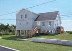 ******WATERFRONT***** EAST PATCHOGUE......... NEW CONSTRUCTION ON THE GREAT SOUTH BAY. This 2200 sq. ft. home is situated on a quiet dead end street in the hamlet of East Patchogue.  The main floor is an expansion of living room and studio or entertainment room. Open floor plan to formal dining room. White and bright generous kitchen with stainless steel appliances. Expansive views of the Great South Bay from every room. The master bedroom has stunning views of the Great South Bay and Fire Island. This is an energy efficient and environmentally approved home. The supporting steel pilings are encased in concrete and resilient hurricane straps envelope the structure. The house is elevated 13.5 ft to further enhance the panoramic views. The surrounding streets have been reconstructed with sub surface drains rendering the area virtually flood free. Flood insurance is available but not required. The sunrises and sunsets are breathtakingly beautiful and the oversized lot 160x160 would allow for expansion .Water views from every room. Make this your beachfront home!! Perfect for summer retreat or year round residence. Minutes from Bellport Village and a pleasant short drive to ocean beaches and North Fork Vineyards. This property was unable to go into contract when listed prior due to incomplete state approvals. All approvals are now complete. All information is deemed reliable however buyer must verify. Direct bayfront property.