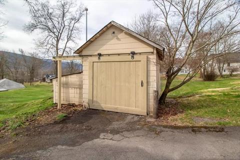 Front of Structure
