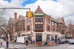 Beautiful Office Space for Rent in Historic Tutor-Style Building.Charming office space featuring French windows, located in the heart of downtown Jackson Heights.Just steps from the #7 train at the 82nd St. stop.Elevator access for convenience.1, 250 sq. ft. of flexible space.24/7 access to the building.