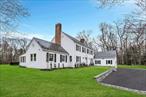 Welcome to this exceptional luxury Colonial, fully renovated to the highest standards of craftsmanship and design. Privately set on a tranquil road, not a main street, this stunning residence offers both elegance and privacy in a truly serene setting.Spanning an impressive 4, 989 square feet, including 150 square feet of finished basement space, the home showcases expansive interiors with a seamless blend of classic charm and a sleek modern design. The home features a living room, formal dining area, and a cozy den with a fireplace: perfect for both everyday living and entertaining.At the heart of the home is a state of the art eat-in kitchen with top of the line appliances and luxury finishes. This residence offers six generously sized bedrooms and five and a half beautifully appointed bathrooms.Additional highlights include a main floor two-car garage, central air conditioning and heating, and thoughtfully installed soundproof floors and walls throughout for ultimate comfort and privacy.Step outside to a backyard oasis, complete with a bluestone patio, heated swimming pool, pool spa, and over 2.4 acres of private land designed for relaxation and entertaining.This diamond-condition home is truly a rare find. Come experience the unmatched style, comfort, and exclusivity for yourself.